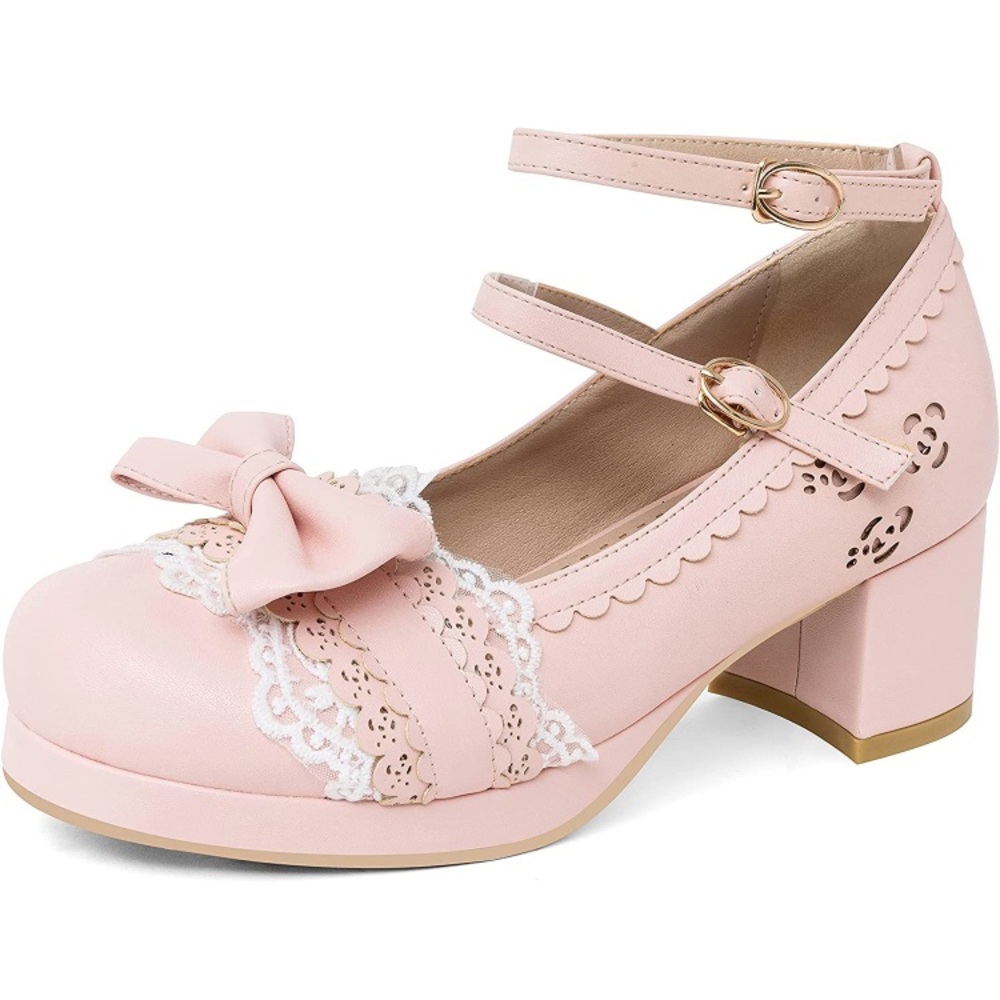 Pink Lolita shoes size 10.5